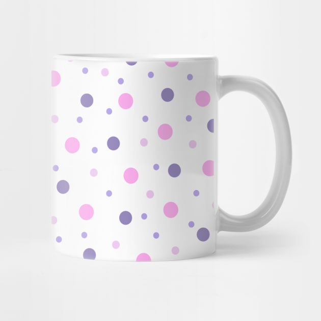 Pink and Purple Polka Dots by Whoopsidoodle